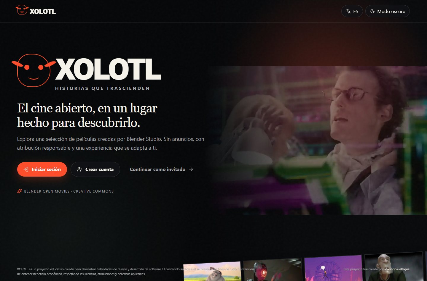 Vista previa de XOLOTL — Historias que trascienden